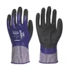 Wonder Grip WG-518W Oil Plus Protective Work Gloves Purple / Black / White X Large -Work Gloves Sales 104PP P