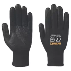 DeWalt DPG800L Touchscreen Gloves Black Large