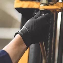 UCI Maxim Nitrile Powder-Free Disposable Gloves Black Large 50 Pack -Work Gloves Sales 198HY A3