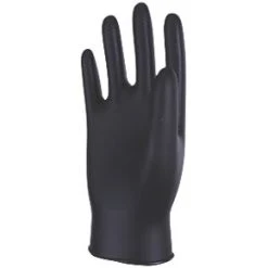 UCI Maxim Nitrile Powder-Free Disposable Gloves Black Large 50 Pack