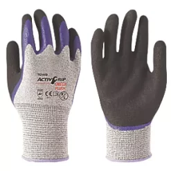 Towa ActivGrip Omega Plus Gloves Black / Grey Medium