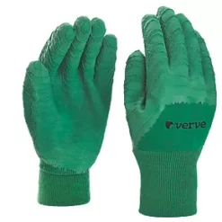 Verve Mixed Fibres Gardening Gloves Green X Large