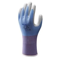 Showa 370 Nitrile Gloves Blue Medium