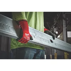 Milwaukee Dipped Gloves Red Large -Work Gloves Sales 257PP A3