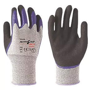 Towa ActivGrip Omega Plus Gloves Black / Grey Large 3 Towa ActivGrip Omega Plus Gloves Black / Grey Large