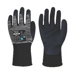 Wonder Grip WG-333 Rock & Stone Protective Work Gloves Grey / Black Large