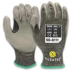 Tilsatec 50-6111 Gloves Black/Grey Small