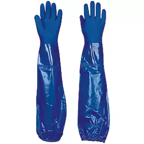 Delta Plus VE766 Chemical Gauntlet Blue Large 2 Delta Plus VE766 Chemical Gauntlet Blue Large