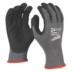 Milwaukee Dipped Gloves Grey X Large