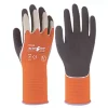 Towa ActivGrip XA-325 Latex-Coated Finger Gloves Grey / Orange X Large -Work Gloves Sales 5908R P