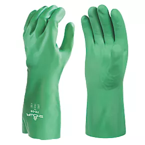 Showa 731 Biodegradable Chemical Gauntlet Green Large 2 Showa 731 Biodegradable Chemical Gauntlet Green Large