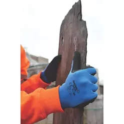 Showa 306 Gloves Blue/Black X Large 10 Showa 306 Gloves Blue/Black X Large -Work Gloves Sales 6387C A2