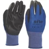 Site 450 Premium PU Gloves Blue / Black Large -Work Gloves Sales 727FR P