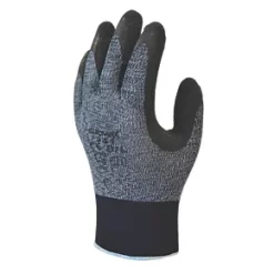 Showa 341 341 Advanced Grip Gloves Grey/Black Large