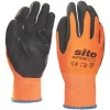 Site 530 Touchscreen Nitrile Foam Gloves Orange / Black Large -Work Gloves Sales 808FR P