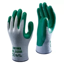 Showa 350R Nitrile Gloves Green X Large