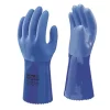 Showa 660 Chemical Hazard Gauntlets Blue Large -Work Gloves Sales 84543 P